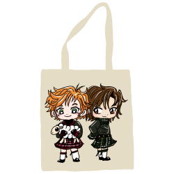 Tote bag CHIBIS HIGHLANDERS